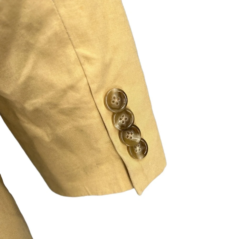 J.Crew Ludlow Blazer‎ Jacket Tan Two Button Notched Lapel Cotton Size 38R